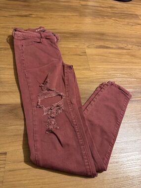 American Eagle Women's Mauve Rose Jeans
